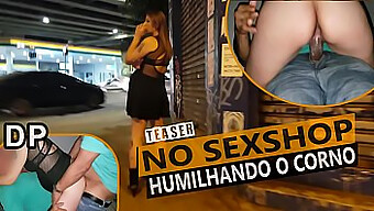 Marido Cornudo Mira A Su Esposa Ser Doblemente Unida Por Dos Hombres - Cristina Almeida - Parte 1/2