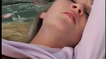 A Stunning Young Blonde With Adorable Breasts Enjoys A Large Penis In Her Vagina